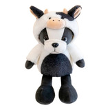 Peluche Perro Perrito Con Disfraz De Vaca 30 Cm