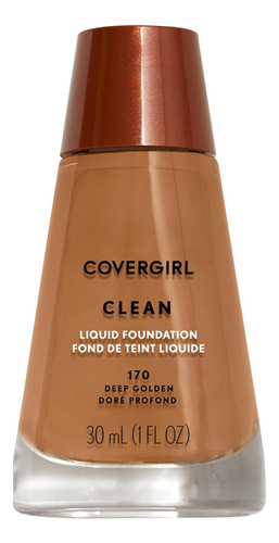 Covergirl Clean Makeup Foundation, Deep Golden 170