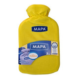 Bolsa Agua Caliente Mapa/pirelli Funda Ajustable Amarilla 2lts