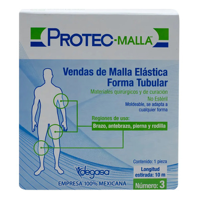 Protec-malla Elástica Forma Tubular No3 Longitud 10mts Color Blanco | MercadoLibre