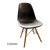 Silla Para Comedor Estilo Eames | Silla Para Negocio 3 Pzas