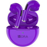 Audífonos Inalámbricos Bluetooth 1hora Aut119 Color Violeta