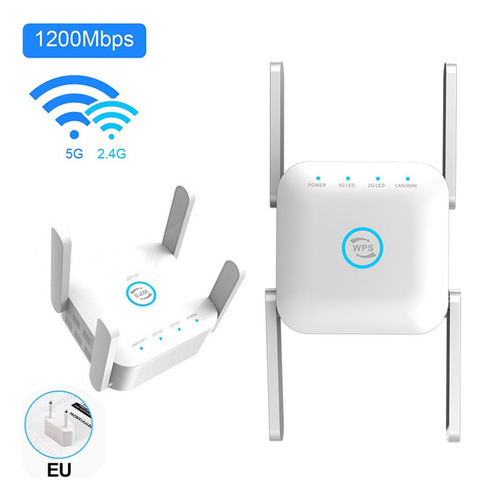 Amplificador De Sinal 5g Wi-fi Repetidor De Frequência Dupla