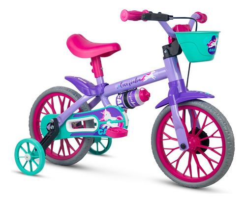 Bicicleta Infantil Feminina 3 A 5 Anos  Cecizinha Caloi