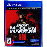 Call Of Duty Modern Warfare Lll Ps4 Juego Físico 