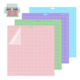 Pack 4 Tapetes De Corte Para Cameo 4 Y Cricut 30cm X 30cm