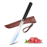 Cuchillo Japonés De Bolsillo Portátil Con Funda Para Cocina,