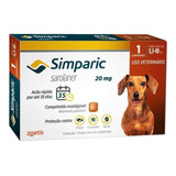 Simparic Elimina Carrapato/sarna/pulga P/cachorros 5 A 10kg