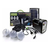 Kit Solar De Emergencia Camping Usb 3 Ampolletas