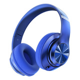 Audífonos Inalambricos Bluetooth De Diadema Con Micrófono Wolfalsoner 9s Azul