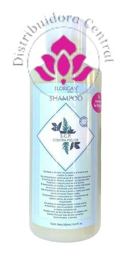 Shampoo Contra Piojos S. C. P. Con Cuasia 500ml. Florigan