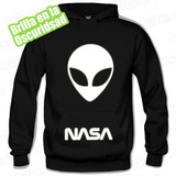 Sudadera Nasa Modelo 3 Brilla En La Oscuridad Hoodie Unisex