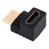 Hdmi Macho A Hembra Adaptador De Ángulo Conector 270 Grados