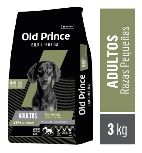 Old Prince Perro Adulto Equilibrium Small Breed 3 Kg Chico