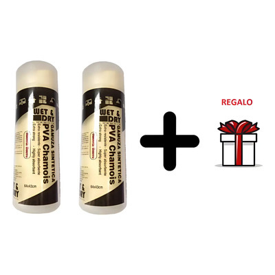 Toalla Absorbente 64x43 Cm Auto Chamois Paño Secado 2 Piezas | Envío gratis