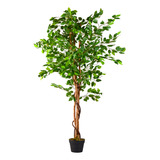 Planta Artificial Ficus 160 Cm Luxury 1008 Hjs/ Arbusto Real