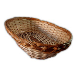 Canasto Biscochero De Mimbre 40 Cm  