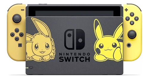 Nintendo Switch Let's Go Pikachu E Eevee Edição Especial