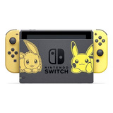 Nintendo Switch Let's Go Pikachu E Eevee Edição Especial