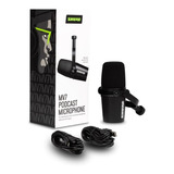 Micrófono Dinámico Salidas Usb Y Xlr Negro Shure Mod Mv7-k 