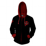 Sudadera Con Capucha De Superhéroe Deadpool 3d Cosplay