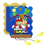 Mario Bros Piñata Para Cotillón Cumpleaños 