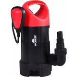 Bomba De Água Submersa 1/2hp 370w Água Limpa Suja Worker Cor Vermelho 220v