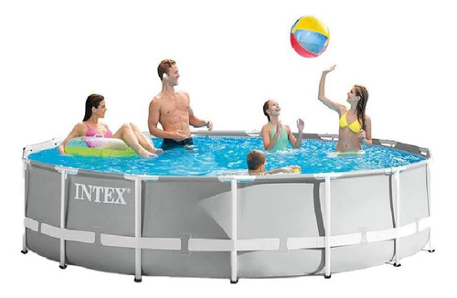 Piscina Estructural Con Marco De Prisma 26723eh Intex