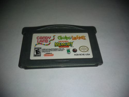 Gameboy 3 In 1 Candy Land, Chutes & Ladders Y Memory Game