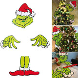 Adornos De Árbol De Navidad Grinch Para Patio, Decoració [u]