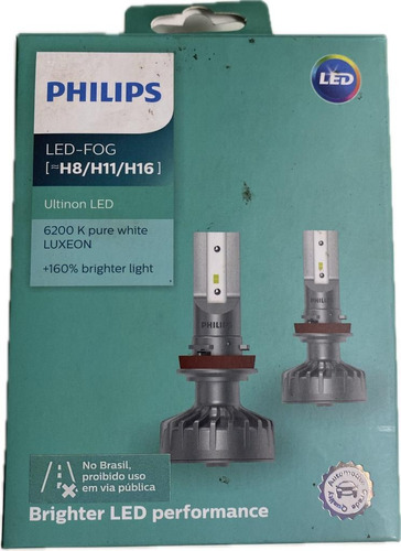Lampada Led Philips H8/h11/h16 6200k Usado 