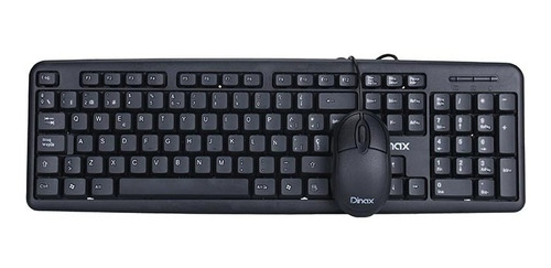 Kit Teclado Y Mouse Usb Suaves En Negro Para Pc Y Notebooks