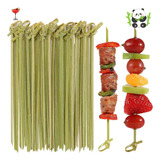 300 Palillo Bambu Bocadillo Chef Catering Brocheta 9 12 15cm