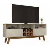 Rack Larimar Bechara Tv 65  C/ Nichos Off White/cinamomo