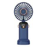 Ventilador Hd, Pantalla Digital Portátil Con Base De Soporte