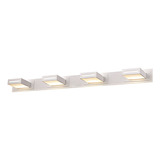 Aplique 4 Luces Led Pared 12w Moderno Olivo Living Baño Deco