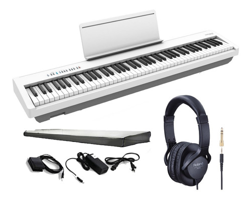 Piano Digital Roland Fp30x Wh Branco 88 Teclas + Kit 