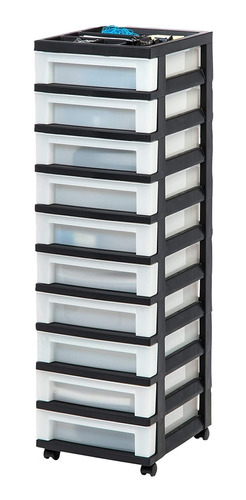 Organizador Cajonera 4 Ruedas Oficina Iris Usa, Inc Negro