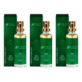 Kit 3 Perfume Masculino Amakha Paris Apolo Verde