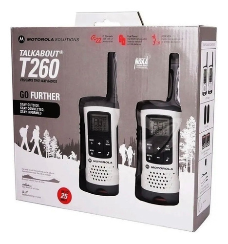 Walkie Talkie Handy Motorola T260 Nuevo Original Metajuego 