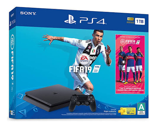 Sony Playstation 4 Slim 1 Tb Negro Juegos Incluidos