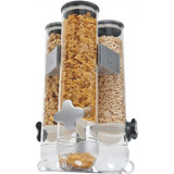 Dispenser De Cereales Triple De Vidrio