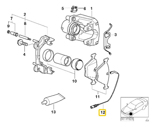 Sensor Delantero Bmw Serie 5 E39 M5 S62 Foto 2