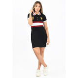 Vestido Polera Baltimore 2 Negro Para Mujer