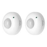 Sensor Movimiento Apto Led 360º Techo Blanco Zurich Pack X 2