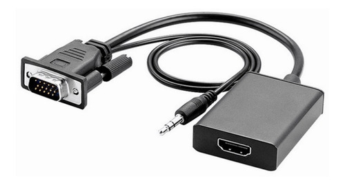 Convertidor Video Vga A Hdmi Audio Adaptadores Full Hd 1080p