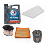 Kit De Filtros Y Aceite Total 7000 Peugeot 206 Diesel 1.9