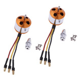 Paquete De 2 2212 2450kv Cw Motor Sin Escobillas Rc Sin