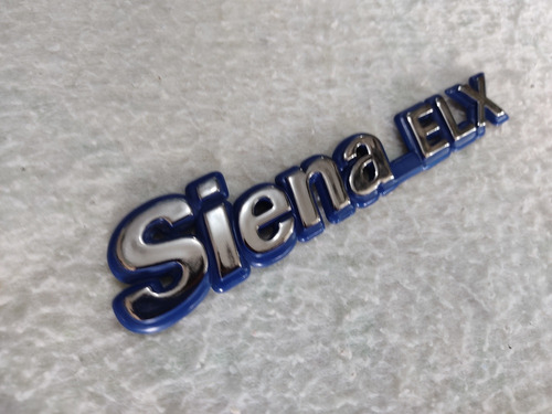 Emblema Insignia Fiat Siena Elx Maleta Trasera  Foto 2