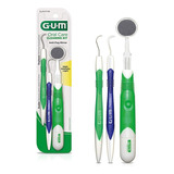 Gum - 832rb Oral Care Kit De Limpieza - Espejo Encendido, El